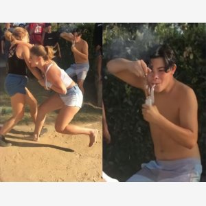 Dabbing Dude Empty Template   2 Girls Fighting Bagarre